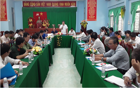 Ban Chỉ đạo tỉnh: Kiểm tra, đánh giá việc thực hiện các tiêu chí xây dựng nông thôn mới nâng cao tại xã Ngọc Biên